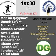 Image result for Notts Unity Casuals Cricket Club