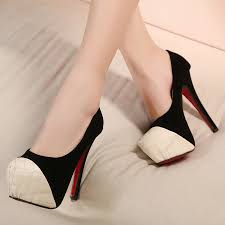 sexy dress white and black high,heeled shoes 13cm ultra high heels ...