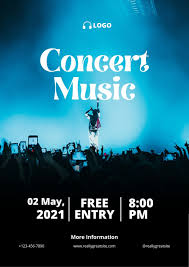 Image result for affiche concert