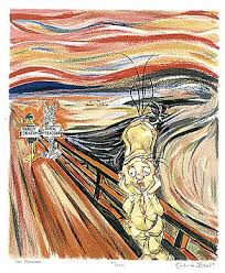 Image result for "the scream" parody