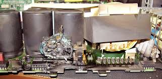 Image result for blown capacitor