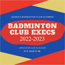 Image result for Queens Badminton Club
