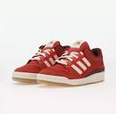 NEW Adidas Originals Forum Low CL (Red/Off White/Gum) Men's Shoes ...