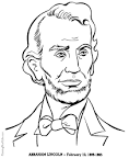 Abraham Lincoln Coloring Page