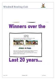 Image result for Windmill Bowling Club