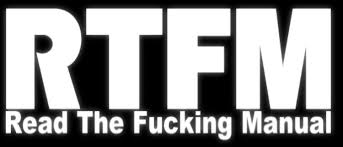 Image result for RTFM
