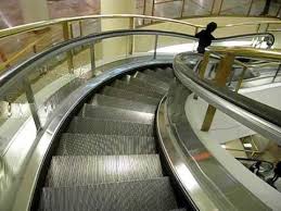 Image result for spiral escalator
