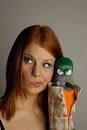 Liana K and Ed the Sock