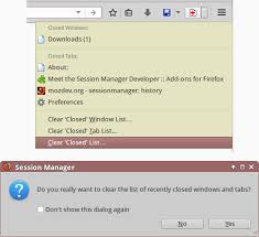 Image result for Show my windows and tabs from last time