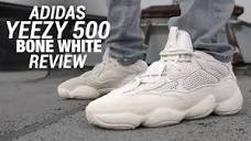 Adidas YEEZY 500 Bone White REVIEW & ON FEET - YouTube