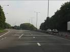The A48 peels off left while its alter ego, the A48(M), continues ahead to - via Daymix