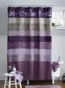 Winter Blush Shades of Purple Shower Curtain from Collections Etc.