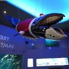 Santa Claus whale At Entrance - via Daymix