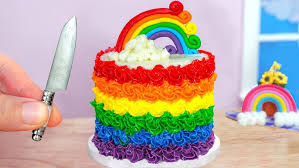 Image result for rainbow cake