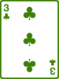 Image result for Three Of Clubs
