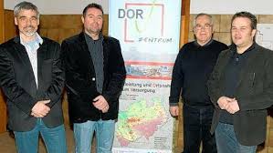Sie stellten das Projekt „DORV” in Gereonsweiler vor: v. l. Heinz Frey, Hartmut Mandelartz, Stanislaw Karlowicz und Jürgen Spelthann. Foto: Krol