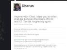 of Dharun Ravi's Twitter