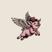 Image result for flying pigs