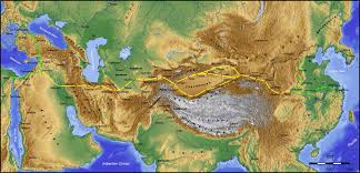 Image result for silk road map