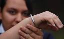 Singh shows her kara band