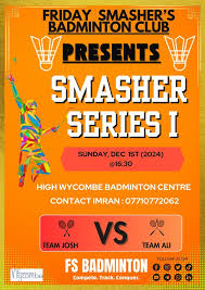 Image result for Saturday Smashers Junior Badminton Club