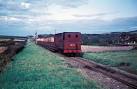 No 11 approaches Kirk Michael with a late afternoon train for Douglas. - via Daymix
