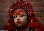 the latest Kumari goddess,