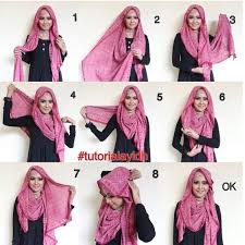 30 Cara Memakai Jilbab Segi Empat Terbaru - Remaja Update