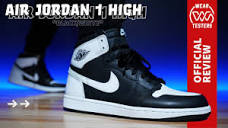 Air Jordan 1 High Black/White - YouTube