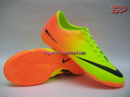 NIKE MERCURIAL VICTORY IV IC Volt/Black/Citrus SEPATU BOLA ...