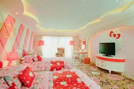 Aneka desain kamar anak hello kitty