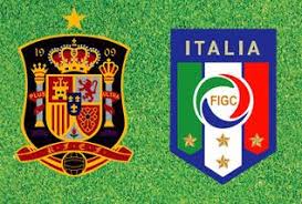 Spain and Italy shirt badges