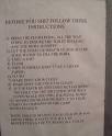 bathroom instructions
