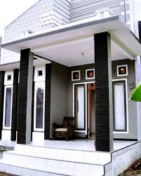 Teras Rumah Minimalis Modern - Contoh Foto Gambar Bentuk Model Desain