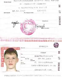 Image result for скан паспорта