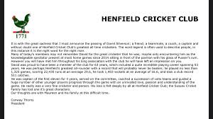 Image result for Henfield Cricket Club