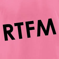 Image result for RTFM