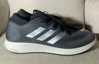 Adidas Bounce Mens 11.5 Athletic Sneaker Grey Trainer Running ...