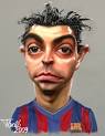Cartoon: Xavi Hernandez FC