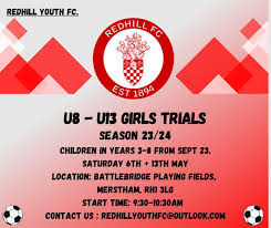 Image result for Redhill Girls Football Club