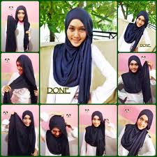Tutorial Hijab Pashmina Kaos - HijabKu