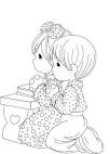 Hannah and Samuel coloring page
