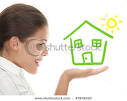 stock photo : Happy house buyer / owner concept or woman dreaming of a house ... - stock-photo-happy-house-buyer-owner-concept-or-woman-dreaming-of-a-house-illustration-and-photo-composite-47874520