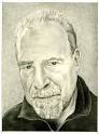 Portrait of Michael Corris, pencil on paper, by Phong Bui - corris-web