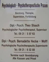 Dipl.-Psych. Theo Stauch aus Bindlach