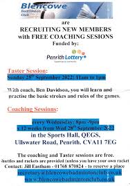 Image result for Langwathby Badminton Club