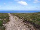 Stone track. This track eventually leads down to the car park at Sron Bhroin - via Daymix