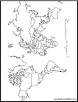 World coloring page