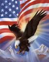  American Eagle and Flag II Print at Art.