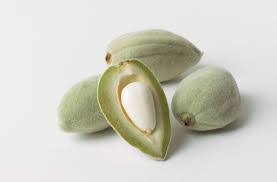 Image result for fresh green almonds